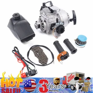 2 Stroke 49CC Pull Start Motor Engine Kit For Pocket Mini Dirt Bike Scooter ATV - Picture 1 of 9