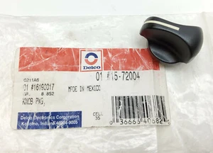 New Genuine GM 16190017 Heat AC HVAC Black /White Control Knob  QTY=1 - Bild 1 von 4