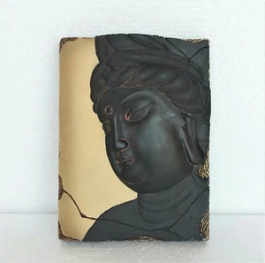 Wall Hanging Wall Plaque Artilize Pave Tales Religious 3D Carved Stone Buddhism - Picture 1 of 10