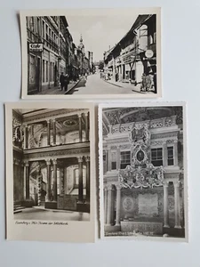 Cartolina 3x Eisenberg Turingia tra Jena e Gera Steinweg e chiesa - Foto 1 di 2