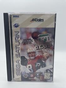 Sega Saturn NFL Quarterback Club 96 Complete Video Game