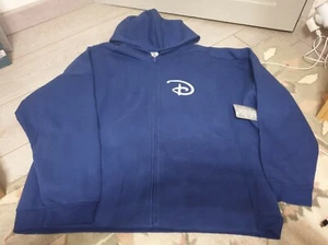 DLP Zip Sweatshirt Park Logo Blue L Disneyland Paris - Picture 1 of 5