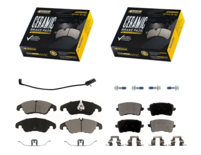 Kit de pastillas de freno delanteras traseras para Audi A5 2010-2014 1,8 L 2,0 L 3,2 L, 2010-2016 S4 3,0 L Foto 1 de 2