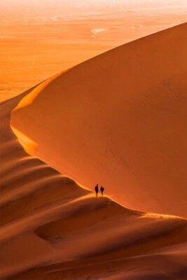 Dunas del desierto en Namibia desierto paisaje arte de pared decoración del hogar - PÓSTER 20x30 Foto 1 de 3