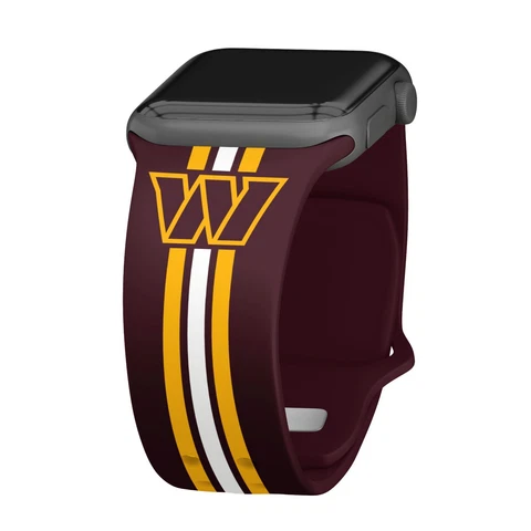 Game Time Washington Commanders Apple Compatible HD Apple Watch Band Cover