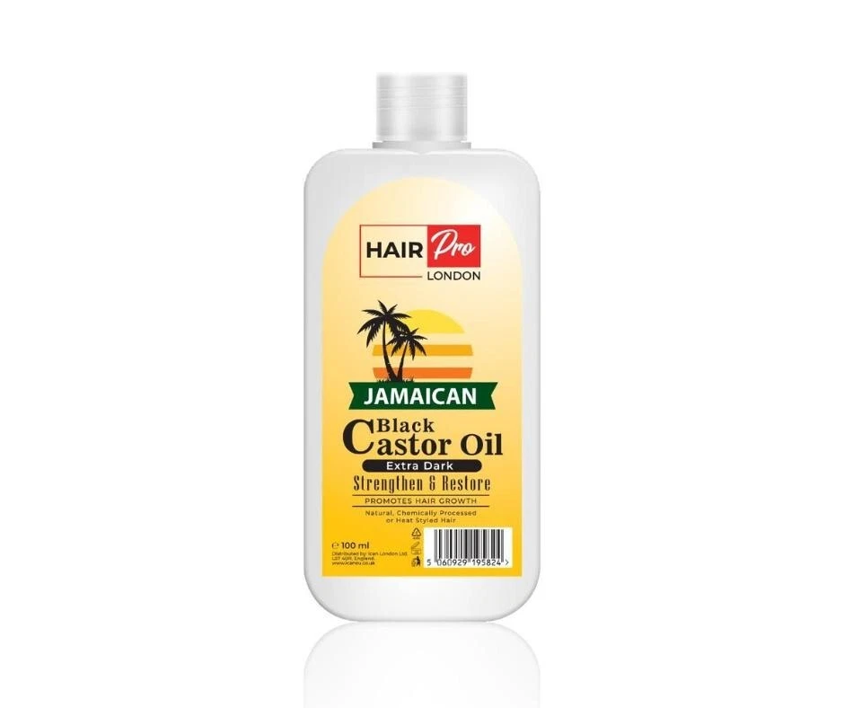 100% Pure jamaican Black Castor Oil (Extra Dark)100ml*same result as sunny isle*