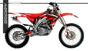 Maxcross Design Graphic kit Full Decal FOR HONDA 2004-2019 CRF250X CRF450X - Picture 1 of 4