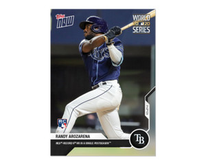 2020 TOPPS NOW #462 RANDY AROZARENA MLB RECORD 9TH HR IN SINGLE POSTSEASON