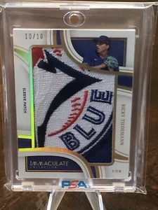 2023 Panini Immaculate Collection Ricky Tiedemann Sleeve Patch /10 Prospect - Picture 1 of 2