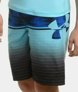 Under Armour Boys Mixed-Print Volley Swim Trunks - M (10/12) - NWT - MSRP$38.00 - Picture 1 of 3
