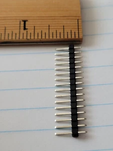 10pcs - Breakaway Header. 16 Pin Male, Single Row - Picture 1 of 2