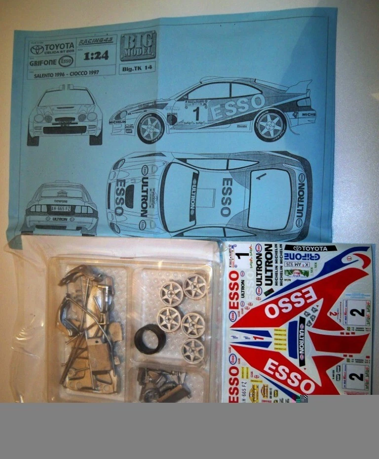 1/24 Toyota Celica ST205 GRIFONE Rally Ciocco '96 BIG24 TRANS-KIT Racing43 TK14 - Immagine 1 di 4