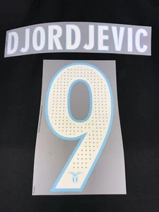 KIT DJORDJEVIC 9 BIANCO CELESTE X MAGLIA CALCIO LAZIO NUOVO - Foto 1 di 1