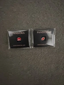 Genuine Pandora Disney Mickey Minnie Red  Pants Skirt Floating - Picture 1 of 5