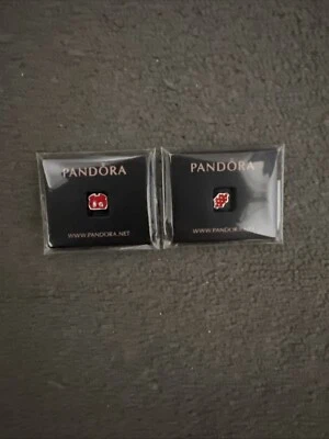 Genuine Pandora Disney Mickey Minnie Red  Pants Skirt Floating - Image 1 of 4