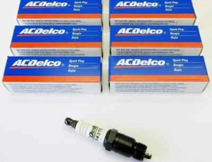 NEW GENUINE GM ACDelco Spark Plugs R43TS Set Of 6 - Picture 1 of 1