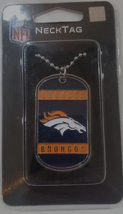 Denver Broncos Dog Tag Necklace - NFL - Picture 1 of 1