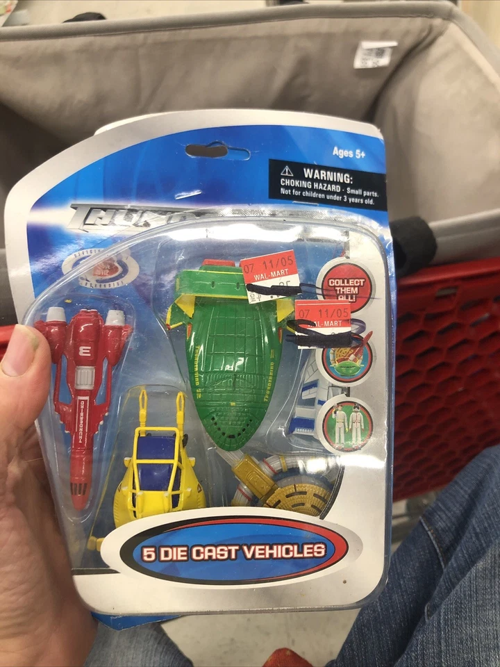 THUNDERBIRDS PELÍCULA Die Cast Vehículos Naves Espaciales Universal Studios Set 5 Foto 1 de 1