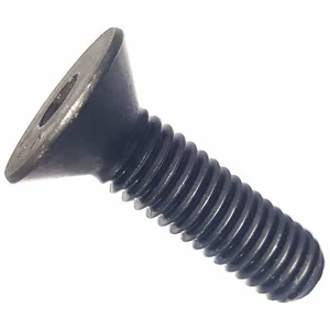 1-64 x 3/8" Flat Head Socket Cap Screws Grade 8 Steel Black Oxide Qty 25 - Picture 1 of 7