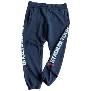 Team Bieber Official Merch 2017 Stadium Tour Men M Black Sweatpants Concert Logo - Picture 1 of 10