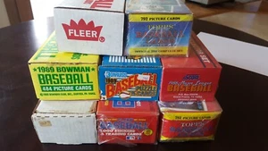 Factory Sealed Sports trading card complete sets, Topps Bowman Donruss Fleer - Picture 1 of 131