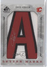 2006-07 SP Game Used Edition Letter Marks /50 Chuck Kobasew #LM-CK Auto