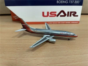 Avión GeminiJets US AIR FOR BOEING B737-300 N523AU Librea pulida década de 1980 1/400 - Imagen 1 de 11