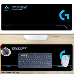 CLEARANCE Logitech Gaming Mouse Pad 80x30cm Comfortable Mat NonSlip Rubber Base - Picture 1 of 8