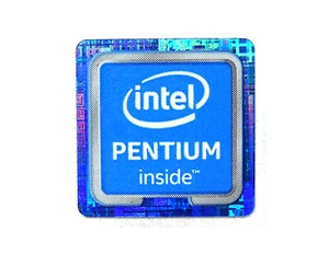 1 pcs Sticker for Pentium inside Skylake Logo Decal 18mm x 18mm - Picture 1 of 1