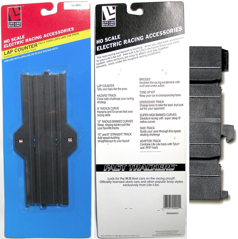 LIFE-LIKE HO Slot Car Racing Dura-Loc 9-Lap LAP COUNTER Track 9901 sin usar raro Foto 1 de 1