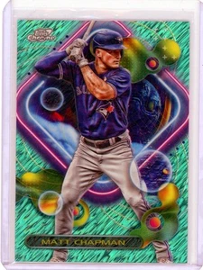 MATT CHAPMAN - Azulejos - 2023 Topps cromo cósmico Aqua Equinox refractor 59/199 - Imagen 1 de 2