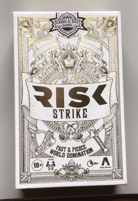 Risk Strike Cards and Dice Game, Quick-Playing Strategy Complete Game Age 10+ - Image 1 of 4