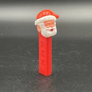 Vintage PEZ Santa Dispenser U.S.A. No Feet Red Stem Eyes Closed HTF - Picture 1 of 20