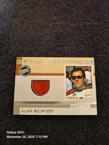 2011 PRESS PASS LEGENDS ALAN KULWICKI TRIBUTE RACE USED FIRESUIT #..  - Picture 1 of 9