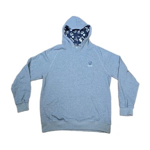 Barhocker Sport Hoodie Herren Gr. XL grau Golfwagen Kapuze Print *ohne Kordelzug* - Bild 1 von 6