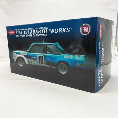 Kyosho FIAT131 ABARTH “WORKS” 1 18 scale ar - Image 1 of 4