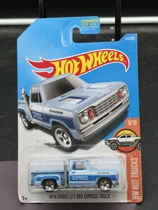 Hot Wheels HW Hot Trucks 9/10 (2015) Blue 1978 Dodge Li'l Red Express 131/365 - Picture 1 of 2
