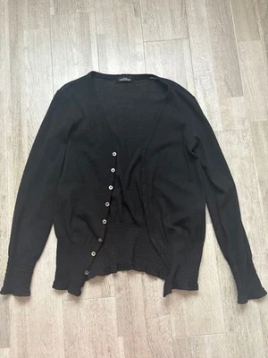 Cárdigan Tricot Comme des Garcons negro Foto 1 de 4