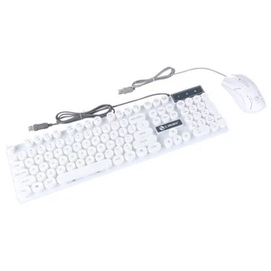 1 Set Computer Keyboard Mausspiele Ergonomische wasserdichte Tastaturmaus - Afbeelding 1 van 12