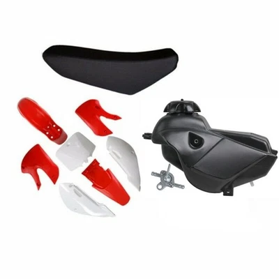 KIT GUARDABARROS PLÁSTICO + ASIENTO DEPÓSITO PARA KAWASAKI KLX 110 KX65 DRZ110 DIRT BIKE 125CC Foto 1 de 4