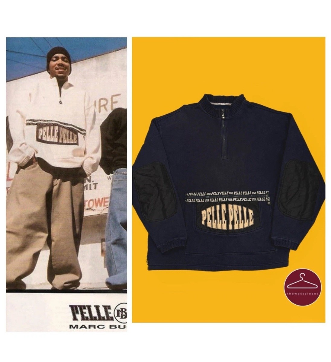 90s PELLE PELLE スウェット トレーナー M ヴィンテージ Pelle Pelle Sweaters for Men for sale | eBay