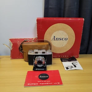 Ansco Super Regent LVS 35mm RF Klappkamera Agfa Solinar 50mm f3.5 Universal - Bild 1 von 12