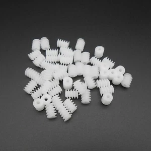 50 piezas engranaje de reducción de gusano de husillo de plástico de 0,5 M agujero de 6 mm x 9 mm 2 mm 1,95 mm 692 A - Imagen 1 de 7