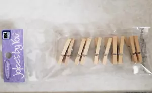 Clothes Pins, natural, scrapbook 3D embellishment Jolee's by You JJGA022D - Picture 1 of 8