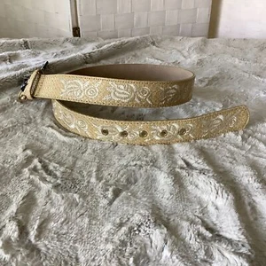 NWT Steve Madden natural floral belt size medium - Picture 1 of 12