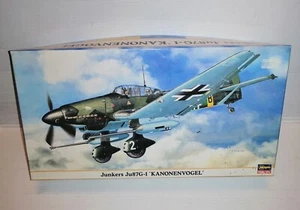 HASEGAWA 1/48 KIT MONTAGGIO JUNKERS JU87G-1 KANONENVOGEL NO.09370 - Foto 1 di 2