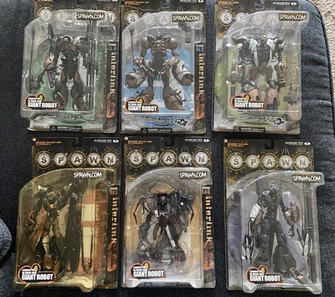 SPAWN INTERLINK 6 COMPLETE SET MCFARLANE TOYS 2001 SERIES 18 Cover