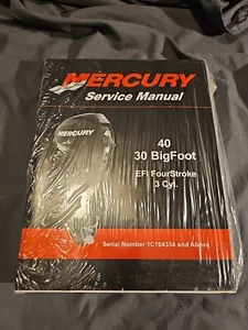 2010 Mercury 40/30 Efi Fourstroke 3 Cylinder Bigfoot Service Manual New... - Picture 1 of 2