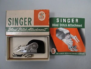 Singer Nähmaschine Blindstichaufsatz 160616 Karton Buch 1953 federleicht - Bild 1 von 4