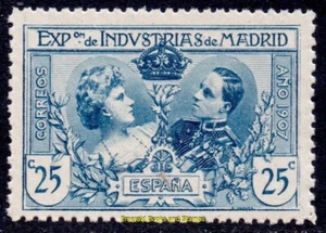 EBS Spain 1907 - Industry Exhibition Madrid- Michel C1 - MNH** (N3 - Picture 1 of 1